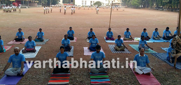 ಜಿಲ್ಲಾ ಗೃಹರಕ್ಷಕ ದಳದ ಸಿಬ್ಬಂದಿಗೆ ಯೋಗ ಶಿಬಿರ